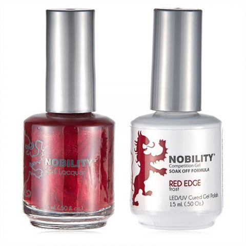 Nobility Gel Polish & Nail Lacquer, Red Edge - NBCS014