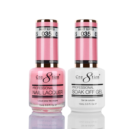 Cre8tion Matching Color Gel & Nail Lacquer 35 Ballet SlipperCre8tion Matching Color Gel & Nail Lacquer 35 Ballet SlipperCre8tion Matching Color Gel & Nail Lacquer 35 Ballet Slipper