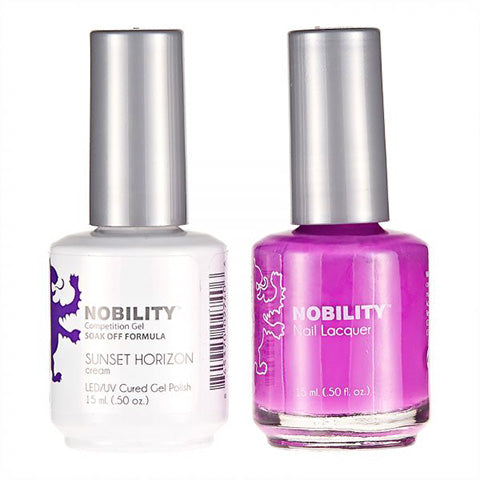 Nobility Gel Polish & Nail Lacquer, Sunset Horizon -NBCS120