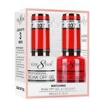 Cre8tion Matching Color Gel & Nail Lacquer 37 Scorpio