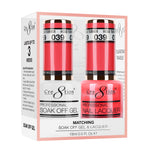 Cre8tion Matching Color Gel & Nail Lacquer 39 Head Turner (Neon)