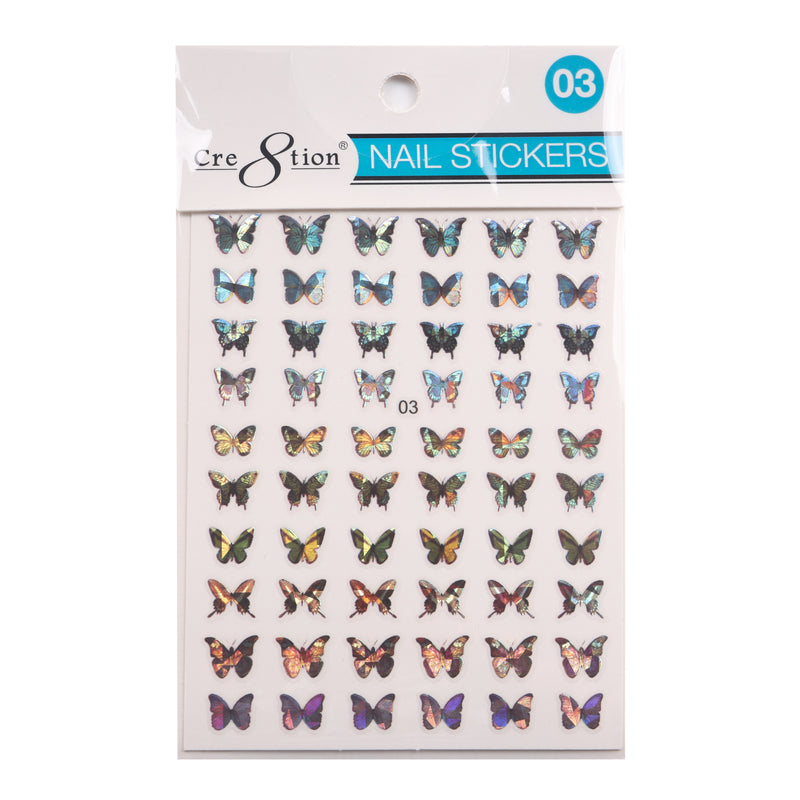 Cre8tion Nail Art Sticker Butterfly 03