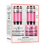 Cre8tion Matching Color Gel & Nail Lacquer 43 Lilac