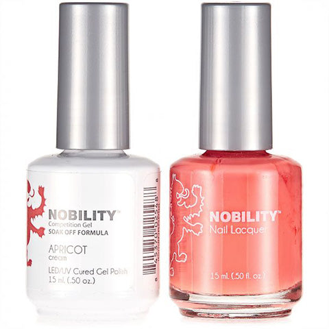 Nobility Gel Polish & Nail Lacquer, Apricot - NBCS098