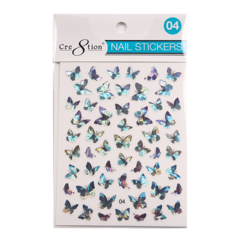 Cre8tion Nail Art Sticker Butterfly 04