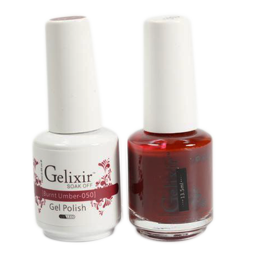 Gelixir - Matching Color Soak Off Gel - 050 Burnt Umber