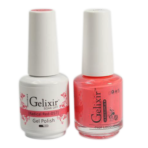 Gelixir - Matching Color Soak Off Gel - 057 Radical Red