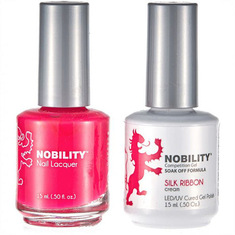 Nobility Gel Polish & Nail Lacquer, Silk Ribbon - NBCS061