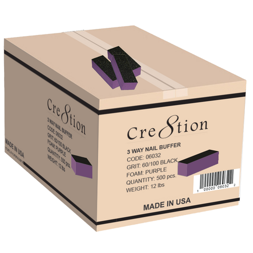 Cre8tion Buffer - 3 Way - 60/100 Purple/Black - Made in USA