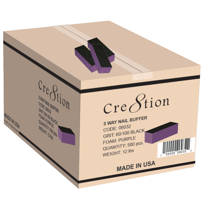 Cre8tion Buffer - 3 Way - 60/100 Purple/Black - Made in USA