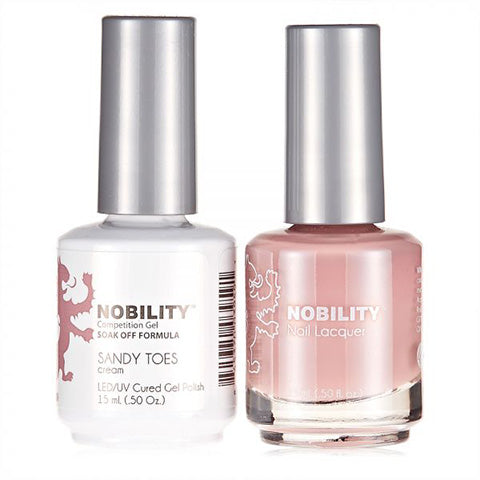 Nobility Gel Polish & Nail Lacquer, Sandy Toes - NBCS141
