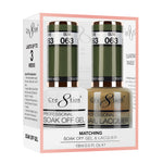 Cre8tion Matching Color Gel & Nail Lacquer 63 Olive