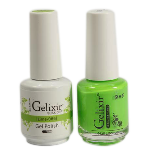 Gelixir - Matching Color Soak Off Gel - 066 Lime