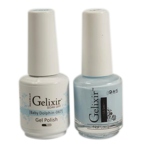 Gelixir - Matching Color Soak Off Gel - 067 Baby Dolphin