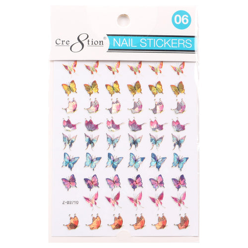 Cre8tion 3D Nail Art Sticker Butterfly 06