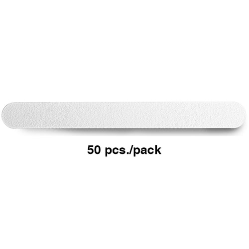 Cre8tion Nail File - Disposable Mini - Plastic Center White Sand (50 pcs./pack)