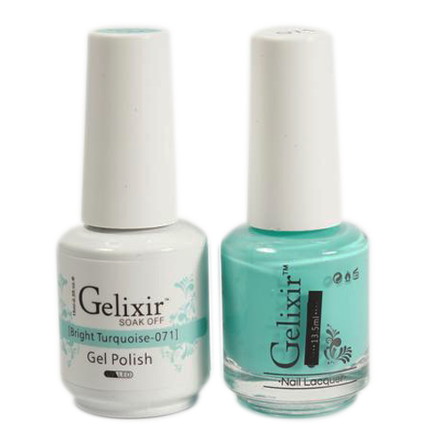 Gelixir - Matching Color Soak Off Gel - 071 Bright Turquoise