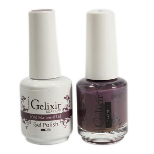 Gelixir - Matching Color Soak Off Gel - 076 Old Mauve