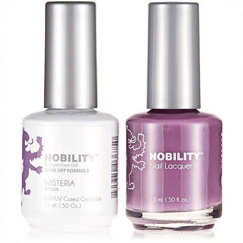 Nobility Gel Polish & Nail Lacquer, Wisteria - NBCS136