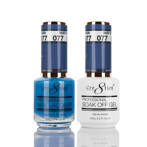 Cre8tion Matching Color Gel & Nail Lacquer 77 Shoot for the Moon