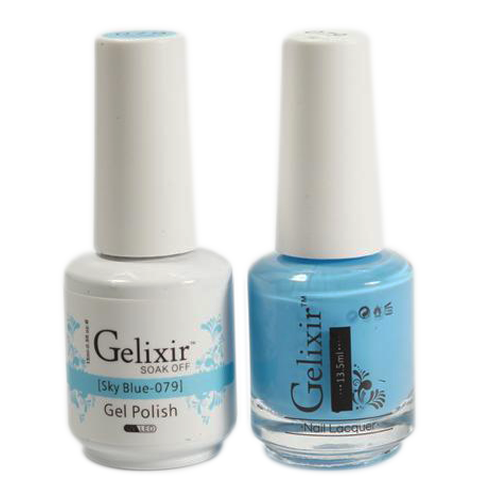 Gelixir - Matching Color Soak Off Gel - 079 Sky Blue