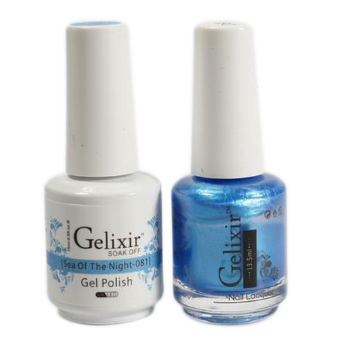 Gelixir - Matching Color Soak Off Gel - 081 Sea Of Night