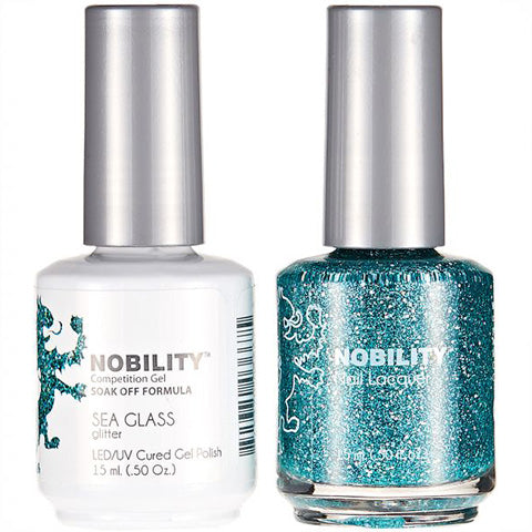 Nobility Gel Polish & Nail Lacquer, Sea Glass - NBCS128