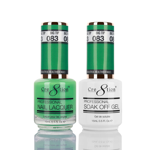Cre8tion Matching Color Gel & Nail Lacquer 83 Big Tip