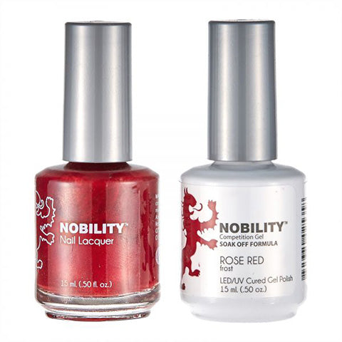 Nobility Gel Polish & Nail Lacquer, Rose Red - NBCS085
