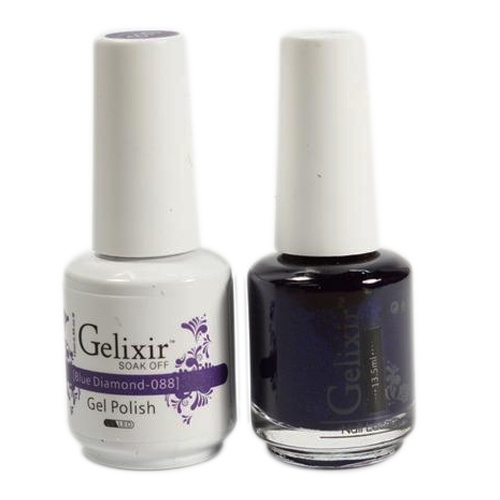 Gelixir - Matching Color Soak Off Gel - 088 Blue Diamond