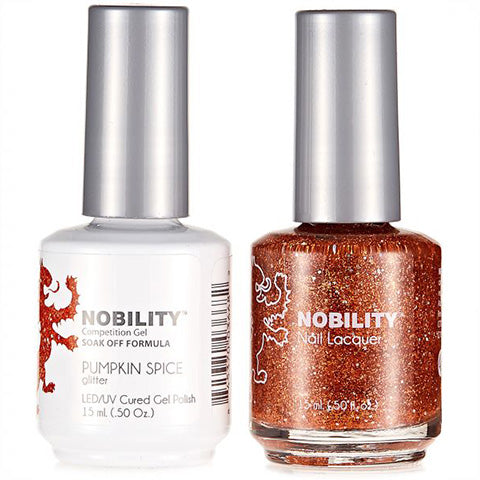 Nobility Gel Polish & Nail Lacquer, Pumpkin Spice - NBCS129