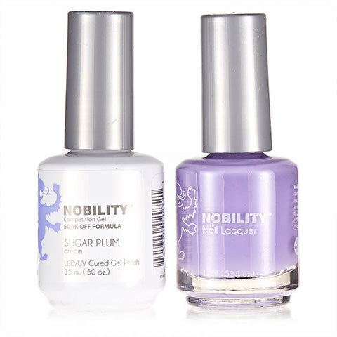 Nobility Gel Polish & Nail Lacquer, Sugar Plum - NBCS126