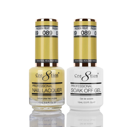 Cre8tion Matching Color Gel & Nail Lacquer 89 Passion Fruit