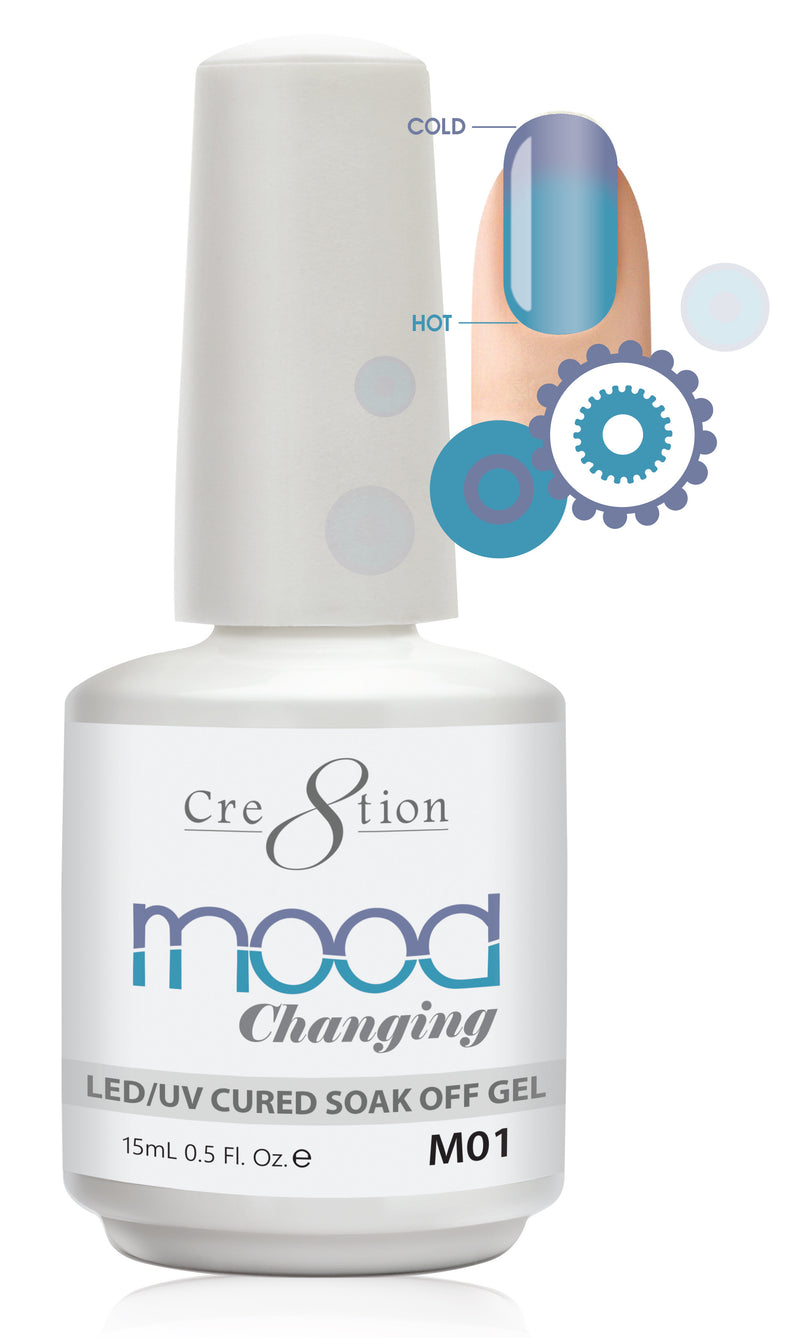 Cre8tion Mood Changing Soak Off Gel M01-Creamy