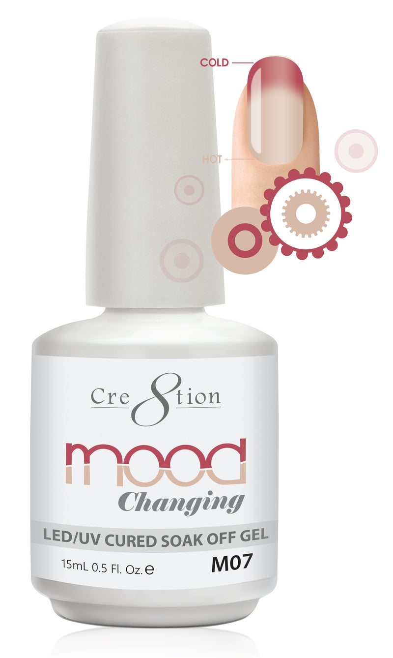 Cre8tion Mood Changing Soak Off Gel M07-Frost
