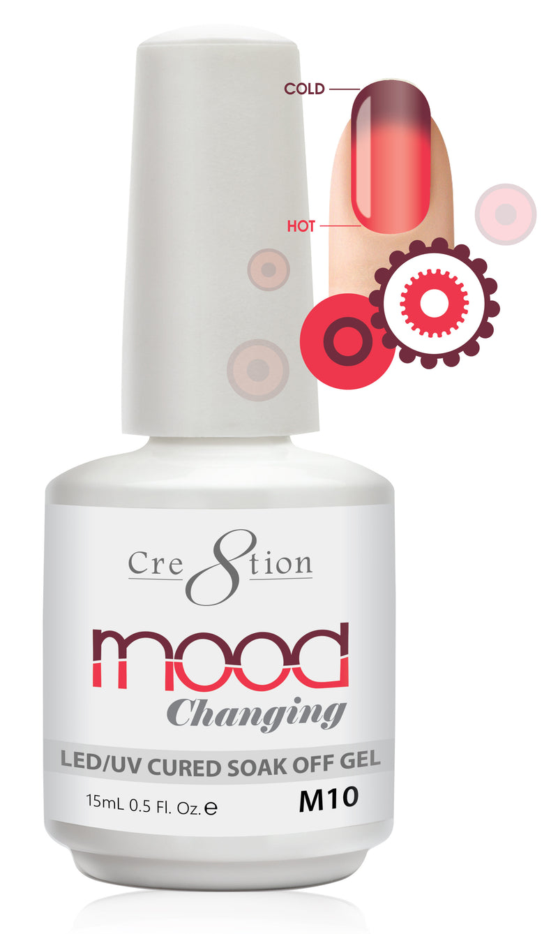 Cre8tion Mood Changing Soak Off Gel M10-Creamy