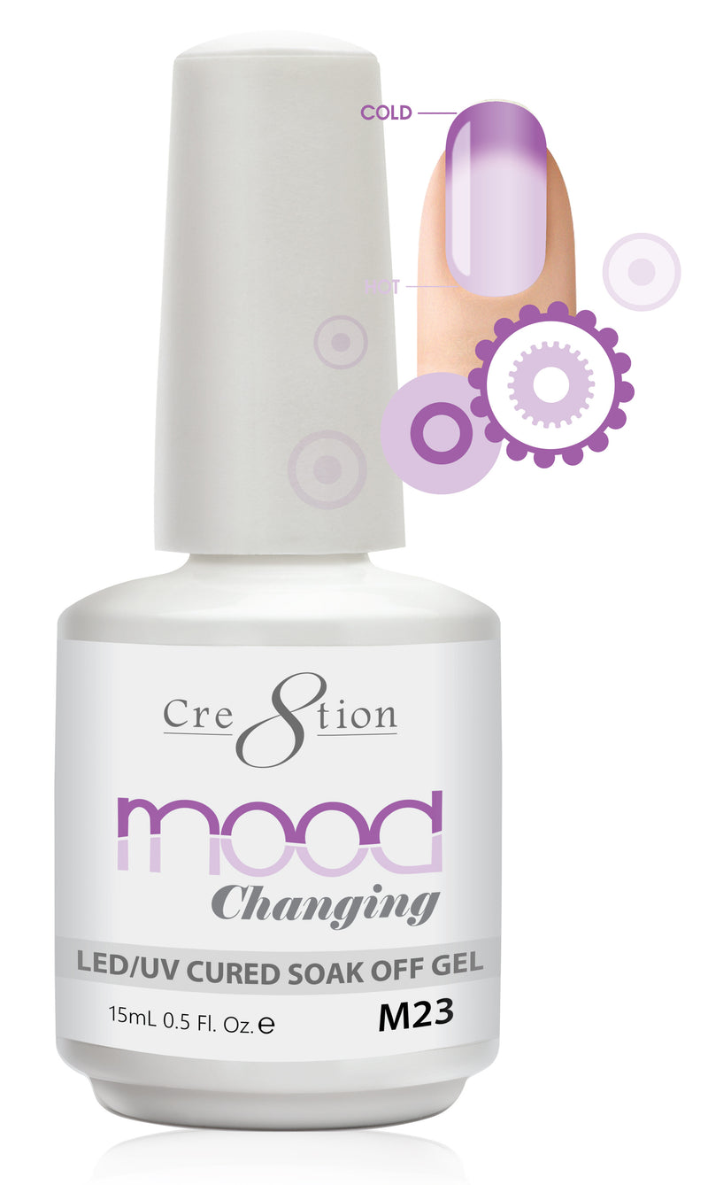 Cre8tion Mood Changing Soak Off Gel M23-Creamy