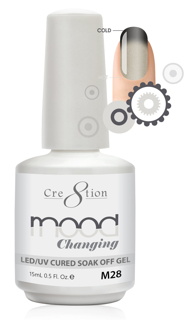 Cre8tion Mood Changing Soak Off Gel M28-Frost