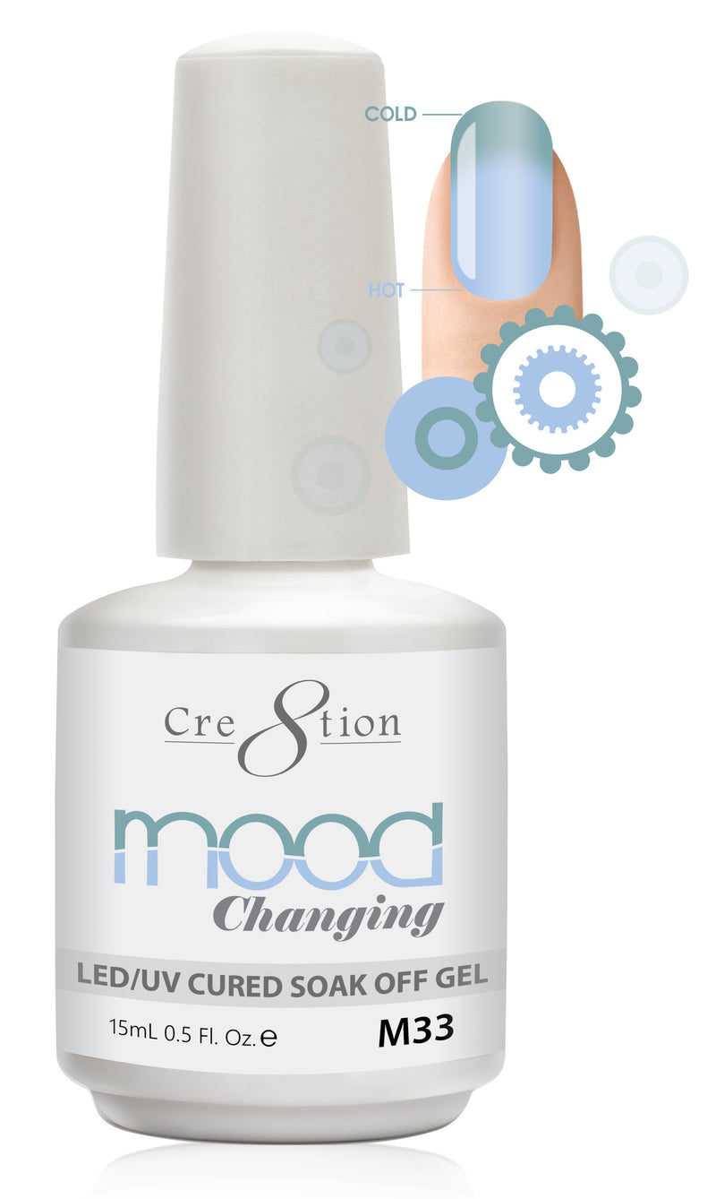 Cre8tion Mood Changing Soak Off Gel M33-Creamy