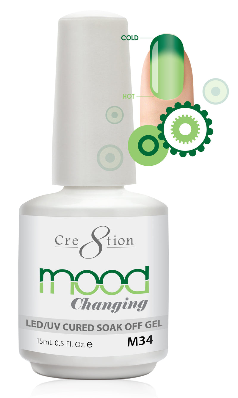 Cre8tion Mood Changing Soak Off Gel M34-Creamy