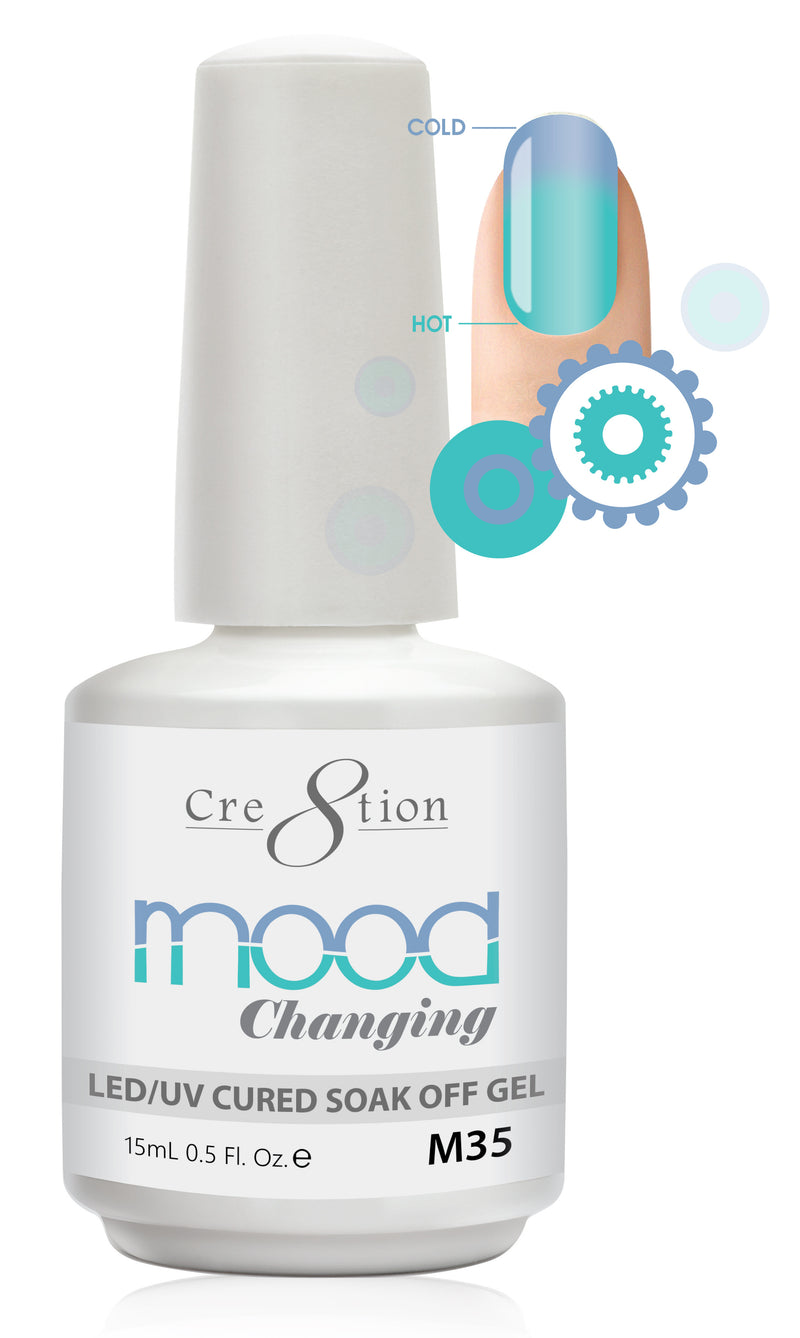 Cre8tion Mood Changing Soak Off Gel M35-Creamy