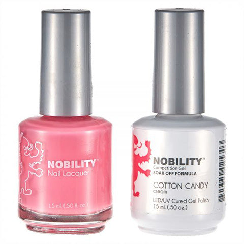 Nobility Gel Polish & Nail Lacquer, Cotton Candy - NBCS080