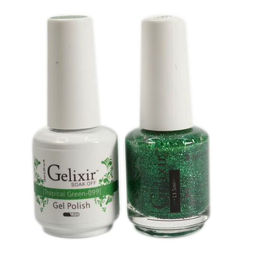 Gelixir - Matching Color Soak Off Gel - 099 Green Fairly