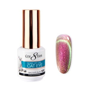 Cre8tion Cat Eye Soak Off Gel 0.5oz 100