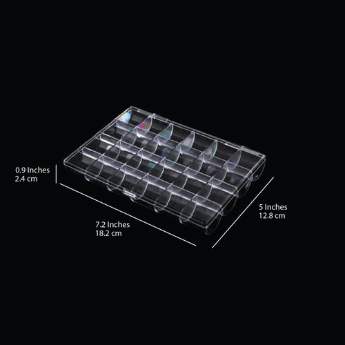 Cre8tion Transparent Nail Accessory Box