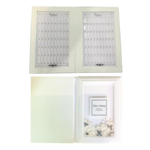 Cre8tion PMMA material tips 120 colors display book- JJPB-006