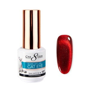 Cre8tion Cat Eye Soak Off Gel 0.5oz 107