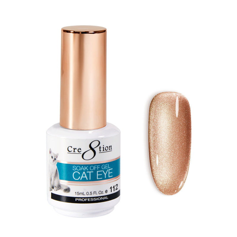 Cre8tion Cat Eye Soak Off Gel 0.5oz 112