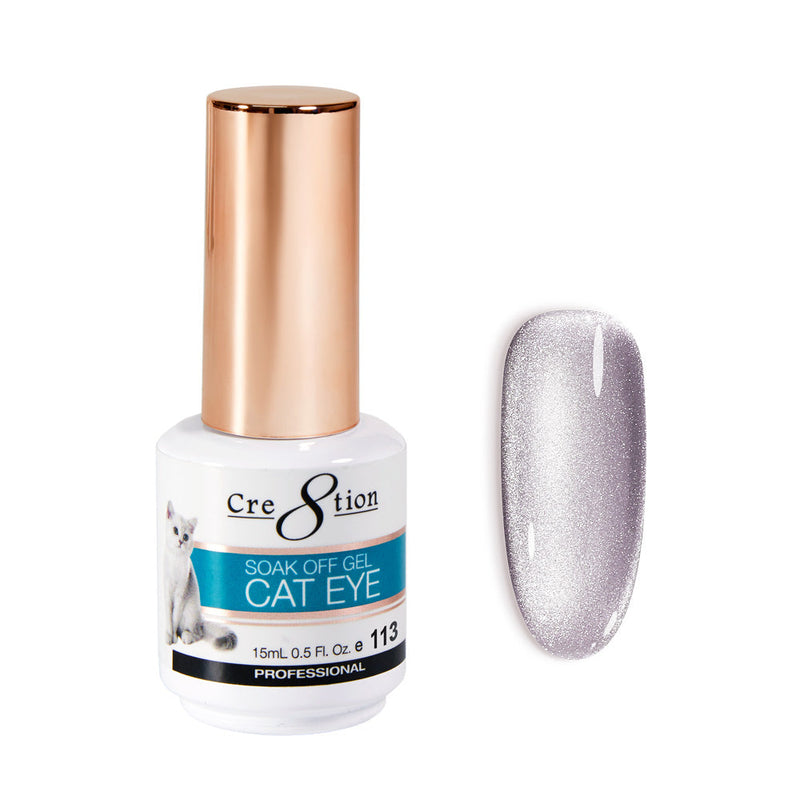 Cre8tion Cat Eye Soak Off Gel 0.5oz 113