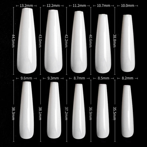 Cre8tion Special Shape 500 pcs./box, 100 boxes/case - 16 Longer Coffin